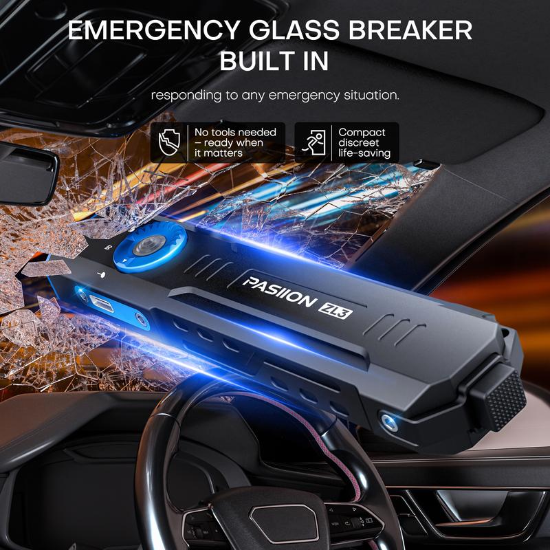 1500 Lumens Rechargeable EDC Flat-Panel High-Lumen Flashlight with Green Laser, UV and LED Combo, Portable Pocket Light for Outdoor Emergency Use