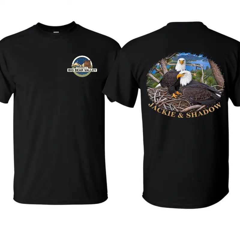 Big Bear Jackie & Shadow Eagle Shirt – California Bald Eagle Nature Tee for Men & Women