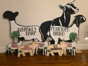 Custom 4 H Livestock Show Sign Personalized Fair Display