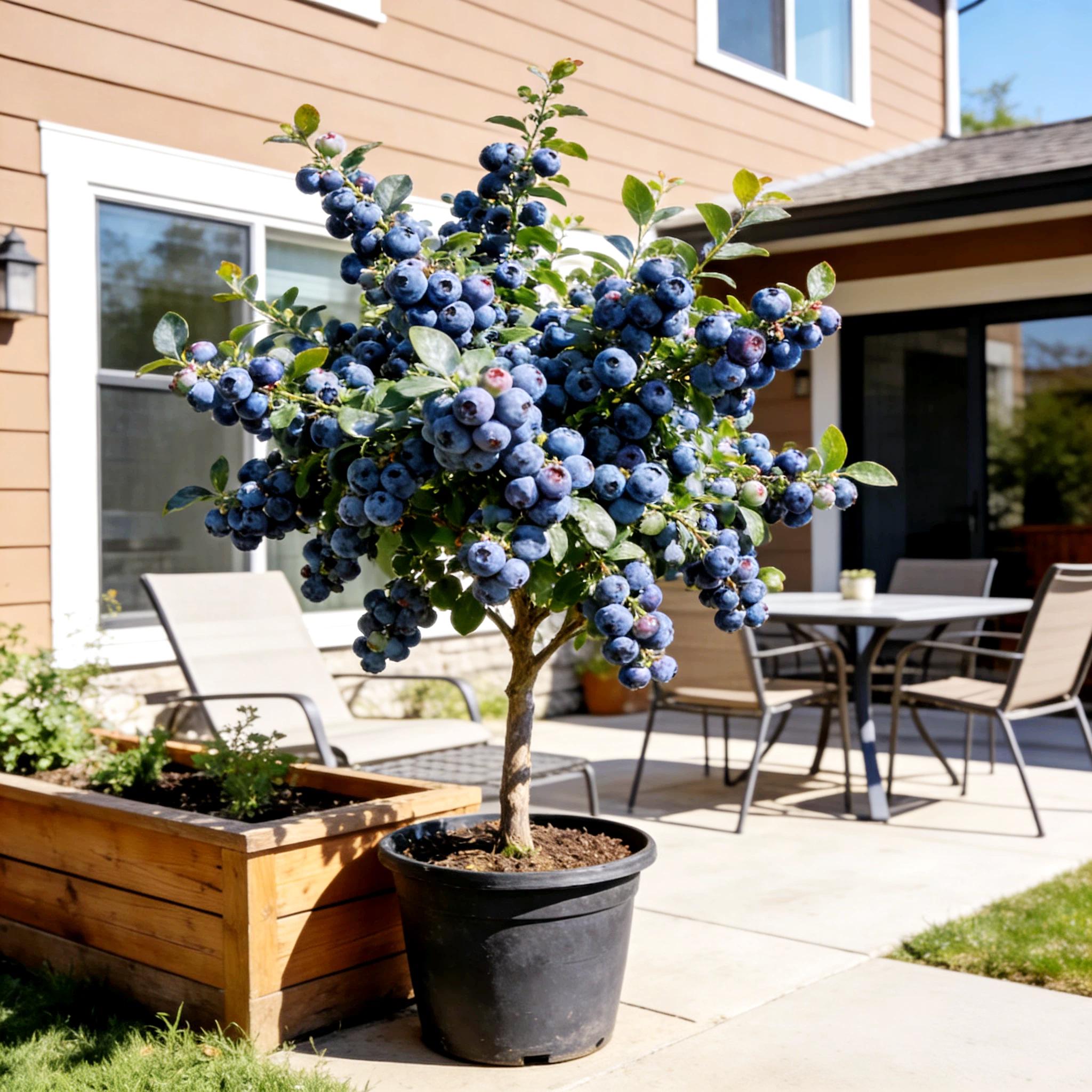 Blueberry Bare Root Plant - Strong Roots, Healthy Plant, Easy to Grow, Ideal for Home Gardening