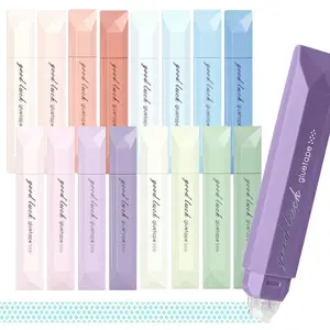 4 Pack 360 Degree Rotating Dual Tip Glue Pens, Large Capacity, Essential Stationery, Seamless Adhesive, Perfect for Handmade Crafts, Glue Tape