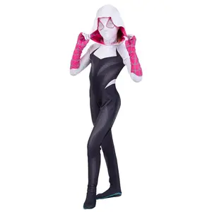 Girl's Spider-Gwen Zentai Suit Costume
