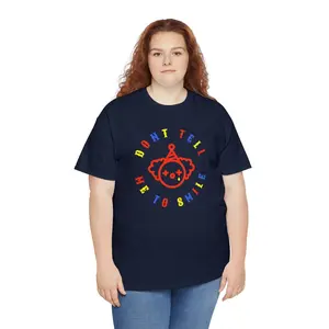 Dont tell me to smile Clowncore Clothing Kidcore Clothing Weirdcore Alt Clothing Aesthetic Clothing Creepy Cute Clown Aesthetic Clown Shirt
