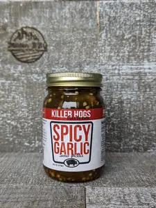 Killer Hogs Barbeque Spicy Garlic Pickles *SPICY* Food Pickled