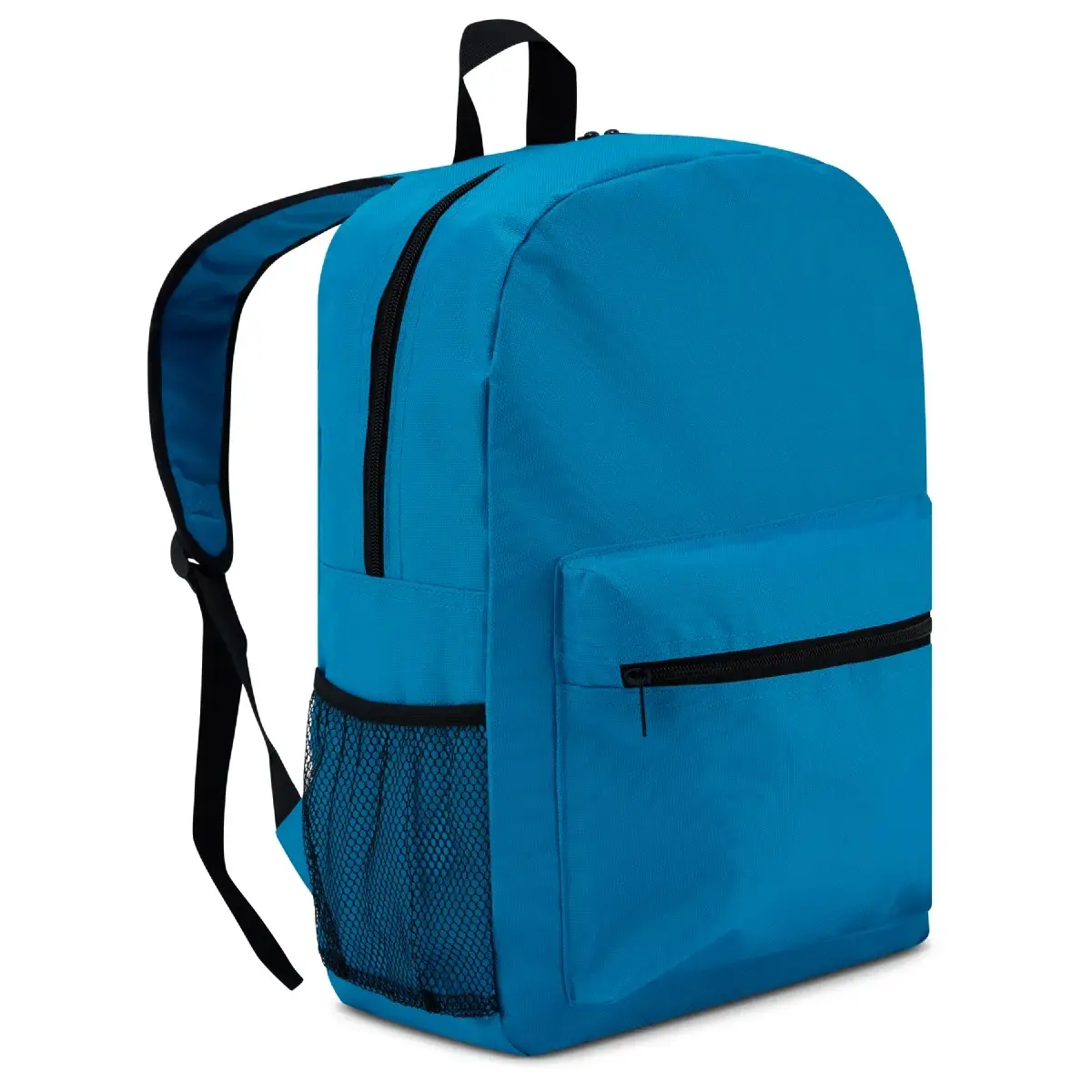 17-Inch Water-Resistant Polyester Backpack with Padded Straps, Durable Laptop Bag for Kids, School & Travel Use