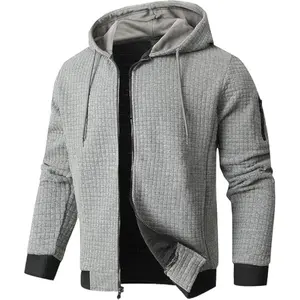 Zaitun Men’s Lightweight Hoodie Full Zip Sweatshirt Casual Jacket Coat