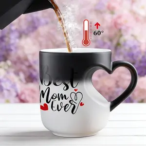1pc Best Mom Color Changing Coffee Cup, Mother's Day Gift for Mom, Unique Gift Idea for Moms