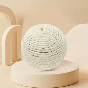 Cat scratching ball toy, interactive sound, cardboard material, significant other pet calming stress reduction play