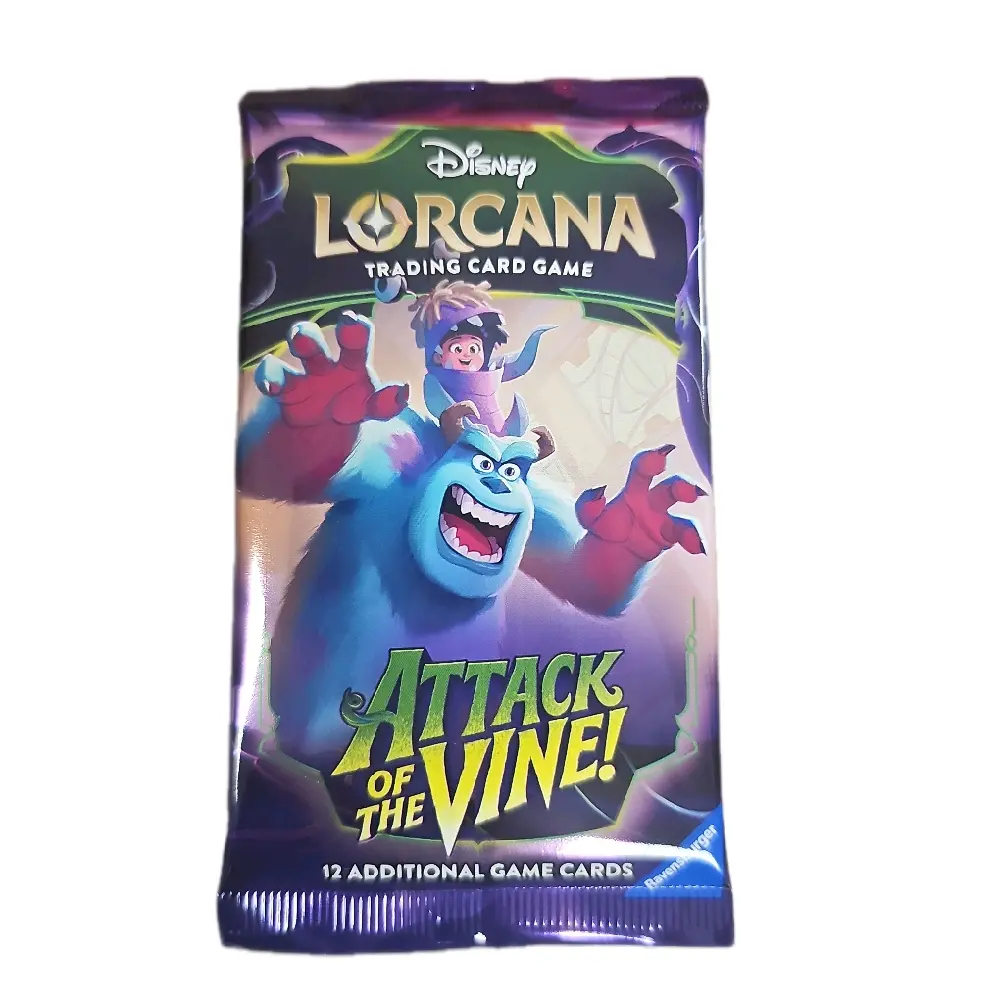 Attack On The Vine Lorcana 1 Trading Card Pack Factory Sealed 