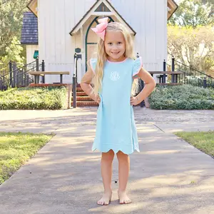 Turquoise Stripe Liv Dress - Soft Knit Girl's Spring Outfit