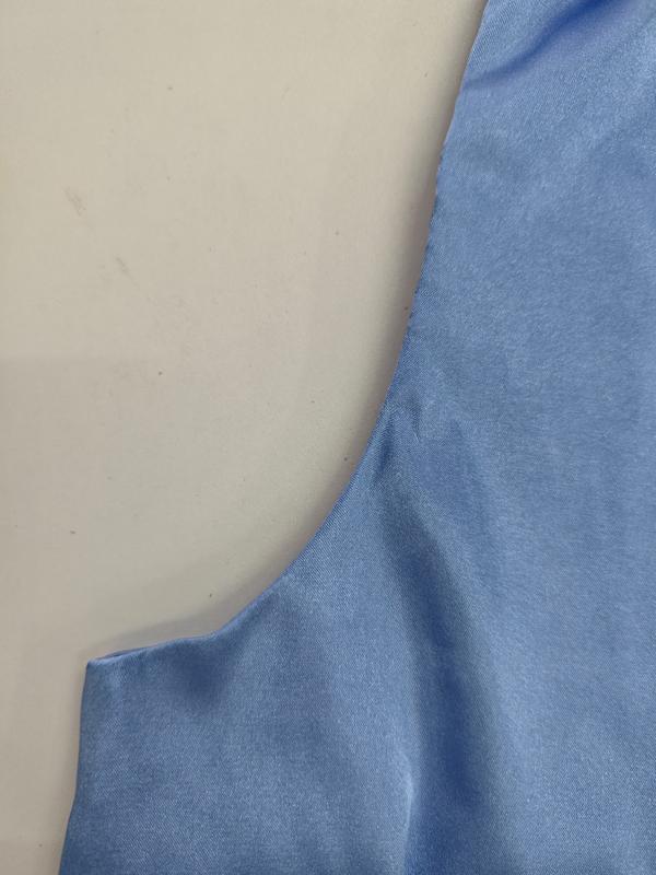 Women's Fashion Elegant Satin Blouse, Stylish Colorblock Design, Perfect for Parties & Special Occasions, High-Quality Fabric