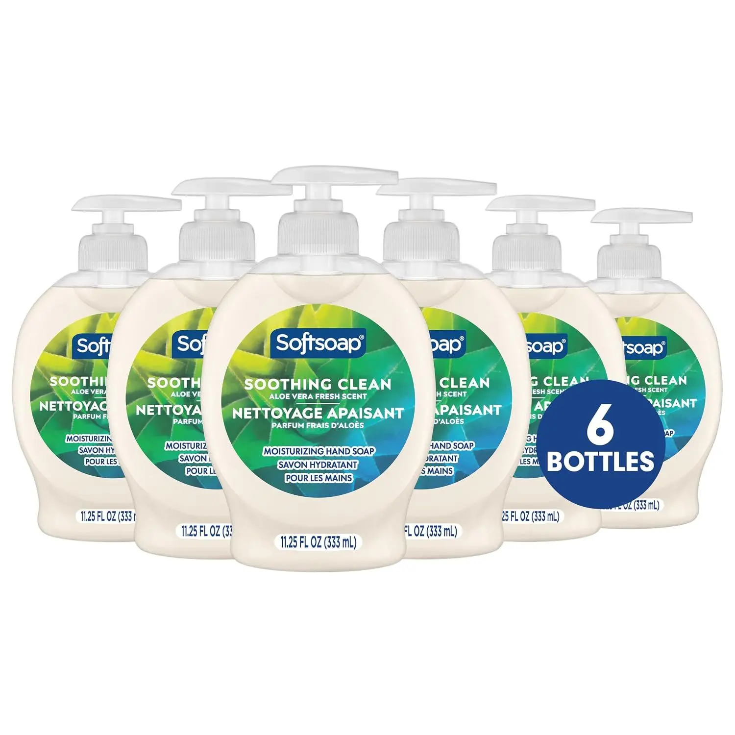 Softsoap Moisturizing Liquid Hand Soap, Soothing Clean Aloe Vera - 7.5 Fl Oz (Pack of 6) – Aloe Vera Fresh