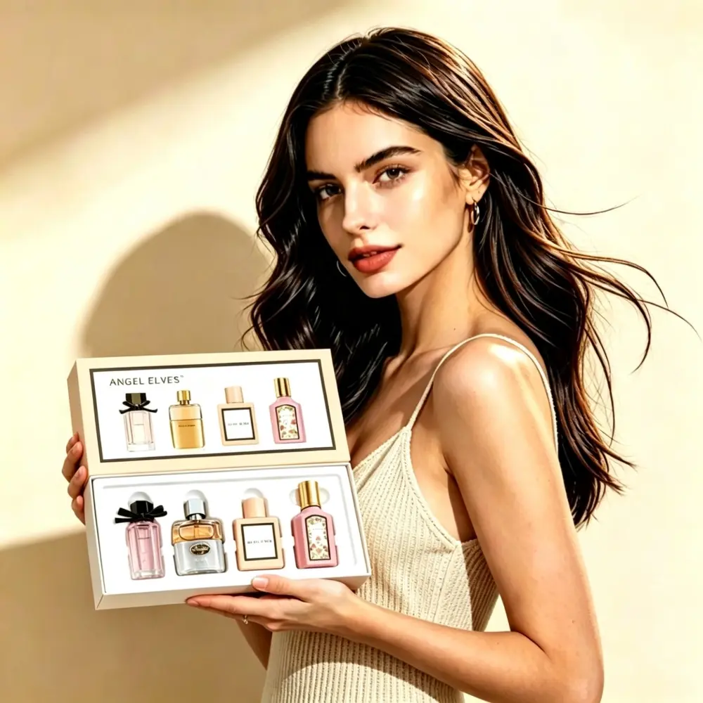 Women's Perfume Gift Set,  4 Pcs Fresh Floral & Coconut Scent, Long Lasting Body Spray,Fragrance Gift Set, Gourmand & Floral Perfume Sampler, Perfume Gift Set, Fragrance Sets