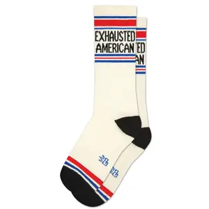 Exhausted American Gym Socks RESTOCKED!