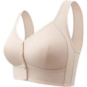Bras for Women No Underwire Comfortable Full Coverage Front Closure Bralettes Wireless Wirefree Everyday Bras