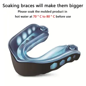 Sports Mouthguard with Hard Protective Shell, Soft Inner Material for Comfort, U-Shaped Fit for Oral Protection During Sports Mouthpiece, Mouthguard Molding