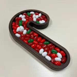 Candy Cane Snack Tray