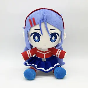 New MiSide Plush Anime Mita Girl Plushie Cute Cartoon Game Peripheral Stuffed Doll Room Decor Soft Pillow Toy Kids Gift
