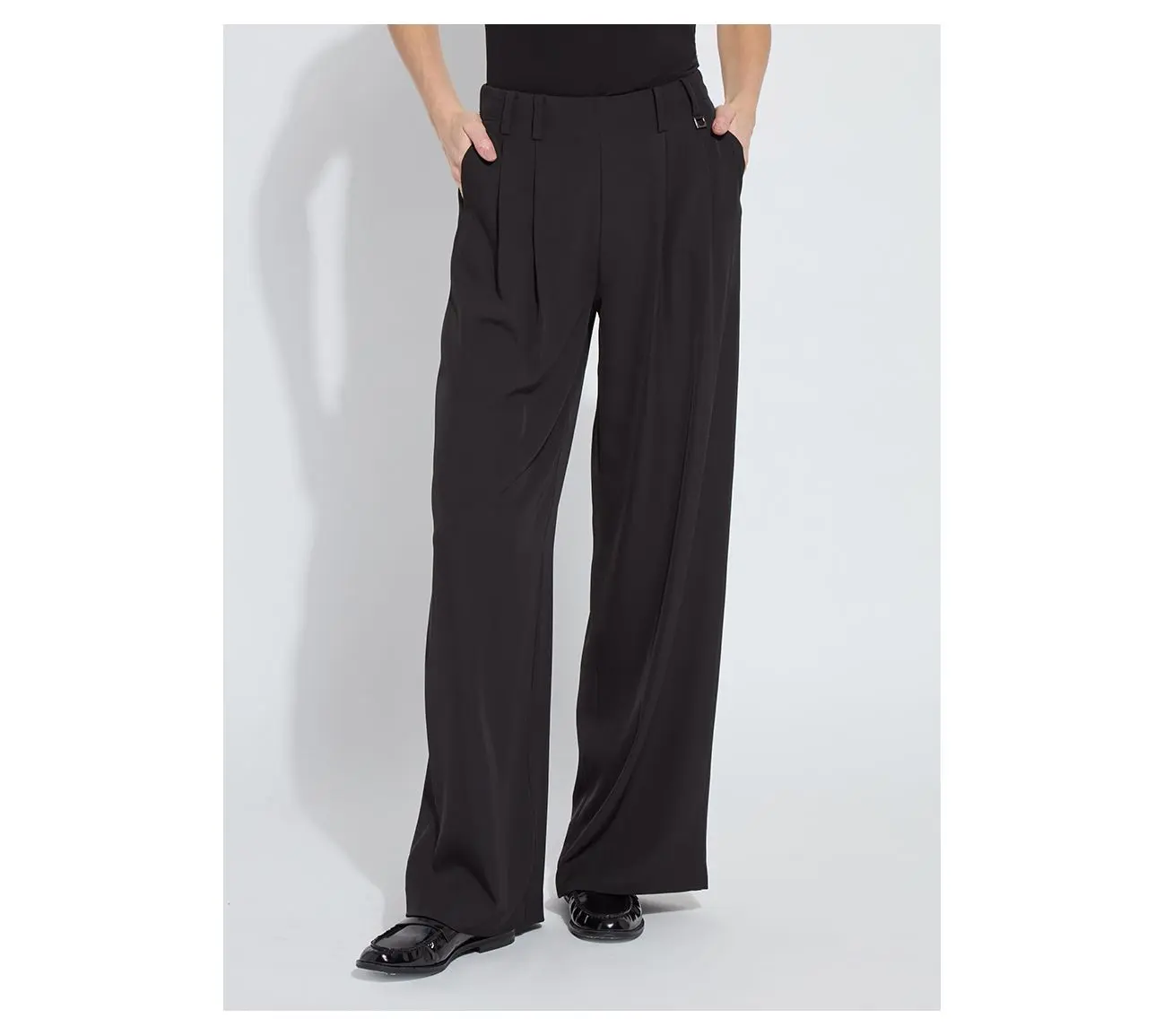 Lysse New York Darcy Pleated Wide Leg Trouser