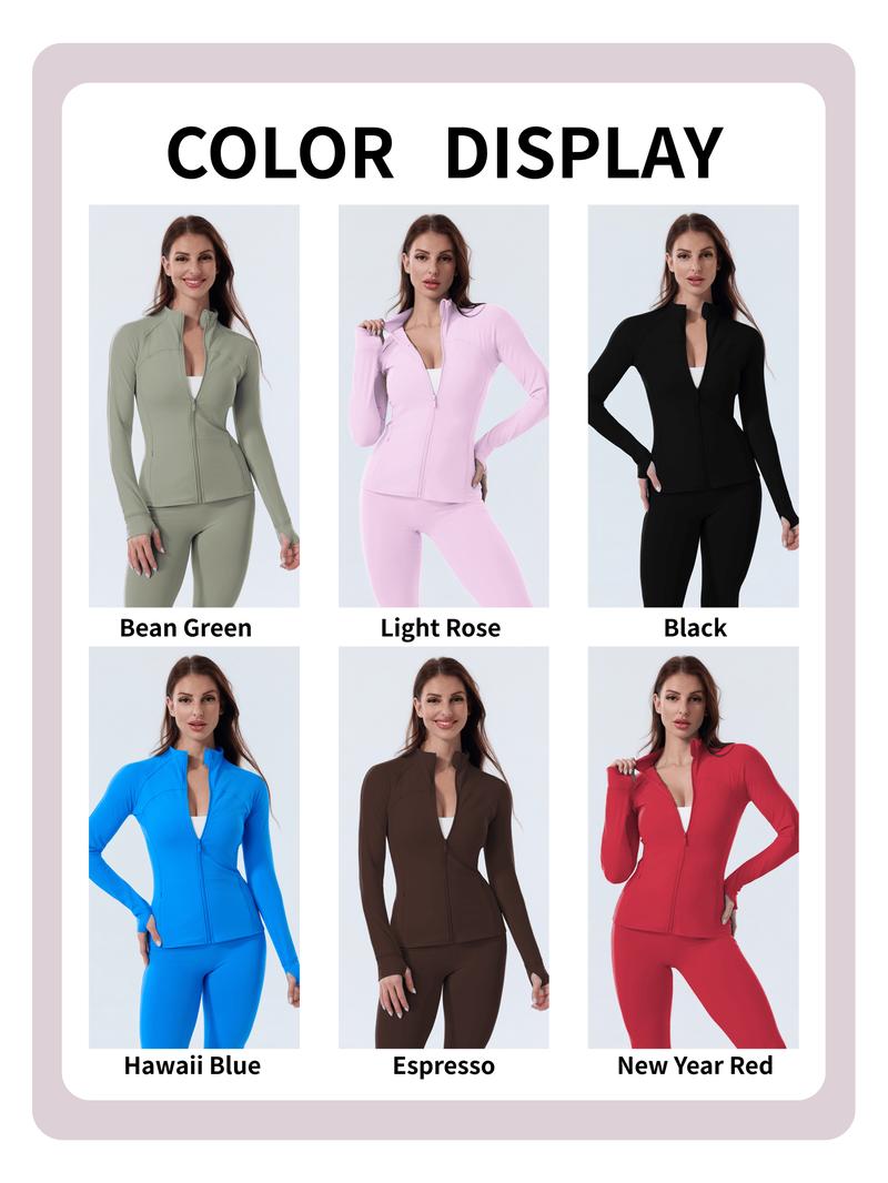 Coral Canton Women’s Solid Zip-Up BBL Sport Jacket