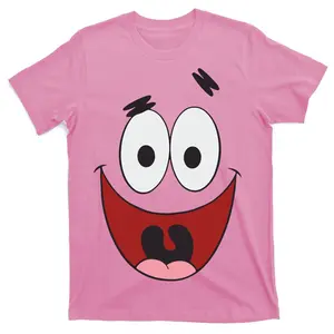 Patrick Cartoon Smile Face T-Shirt