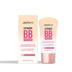 Zephoco Pink Tone-Up BB Cream| Color Correcting Matte Foundation| Blurs Redness & Brightens Dull Skin| Lightweight