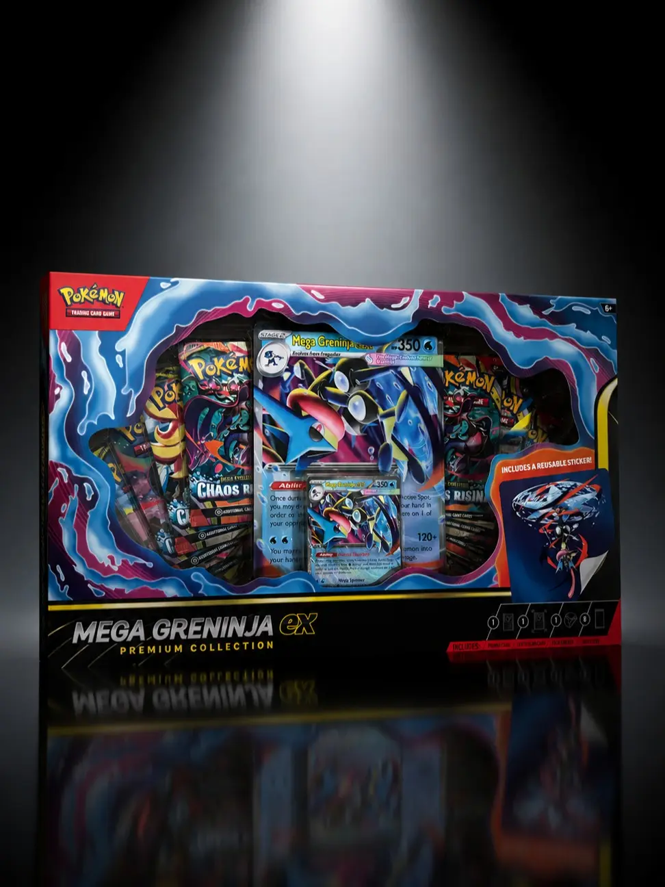 Mega Evolutions: Chaos Rising Mega Greninja ex Premium Collection