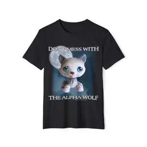 LPS Alpha Wolf littlest pet shop meme shirt Womenswear, Gift For Her, Gift For Him, Birthday Gift