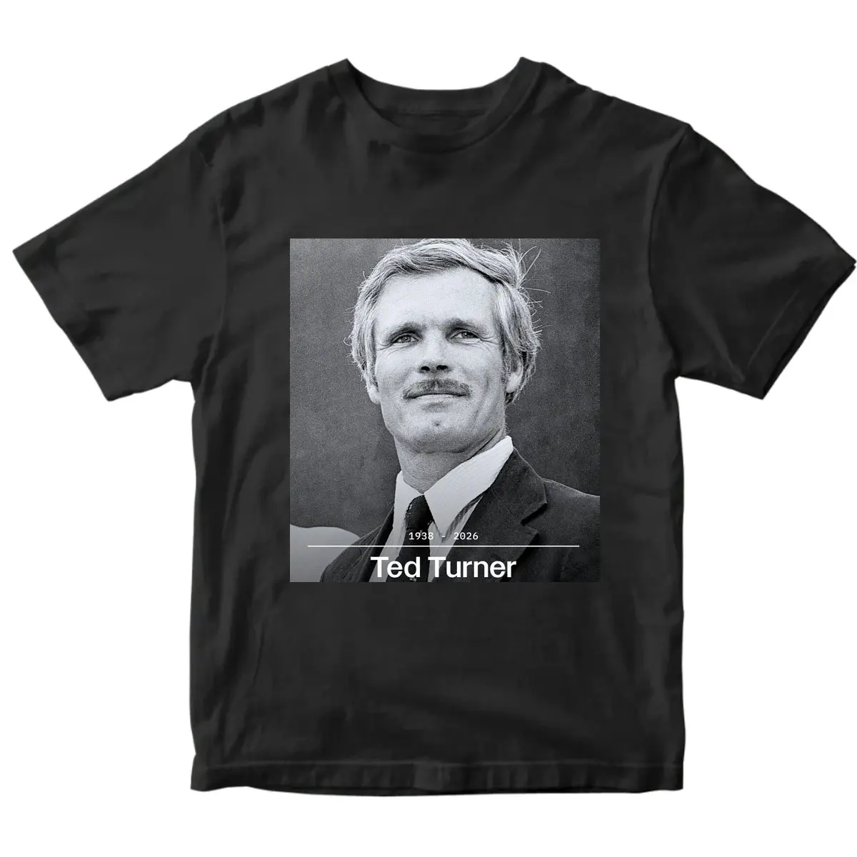 RIP Ted Turner Shirt,Rest In Peace 1938–2026 Memorial Tee, Founder Tribute Graphic Shirt, Retro Media Legend Unisex Tee
