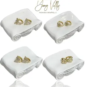 Beautiful hoop earrings for little girls, different designs available, gold plated. (It's not real gold)