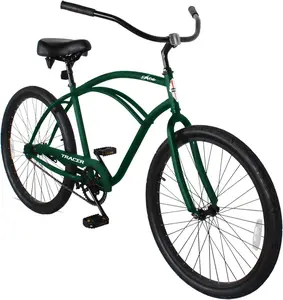 Tracer ACE 26in Single Speed Beach Cruiser Bike with Coaster Brake for Mens and Womens -Multiple Colors cruiser bike