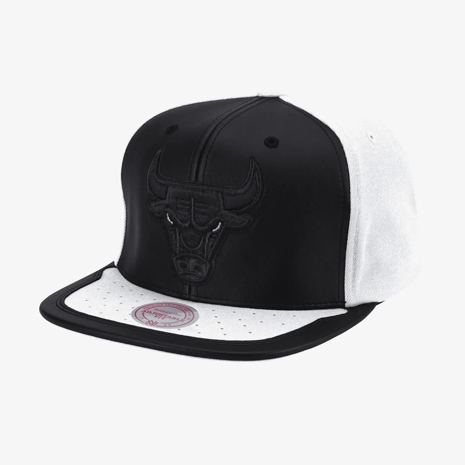 Chicago Bulls Black Day One Snapback Hat NBA Throwback Cap Adjustable Fan Gear Mitchell & Ness
