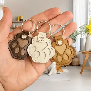 Cute Animal Paw Print Keychain Pet Hair Collector with Key Ring & Metal Buckle Multifunctional Dog Cat Hair Holder Decorative Key Organizer for Pet Owners Portable Gift for Dog Cat Lovers Playful Design Quality Accessory Crochet Sad Hamster