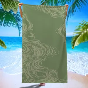 Bohemian Water Ripple Beach Towel, Lightweight Microfiber, Summer Beach Pool Travel Party Decor, Perfect Beach Accessory