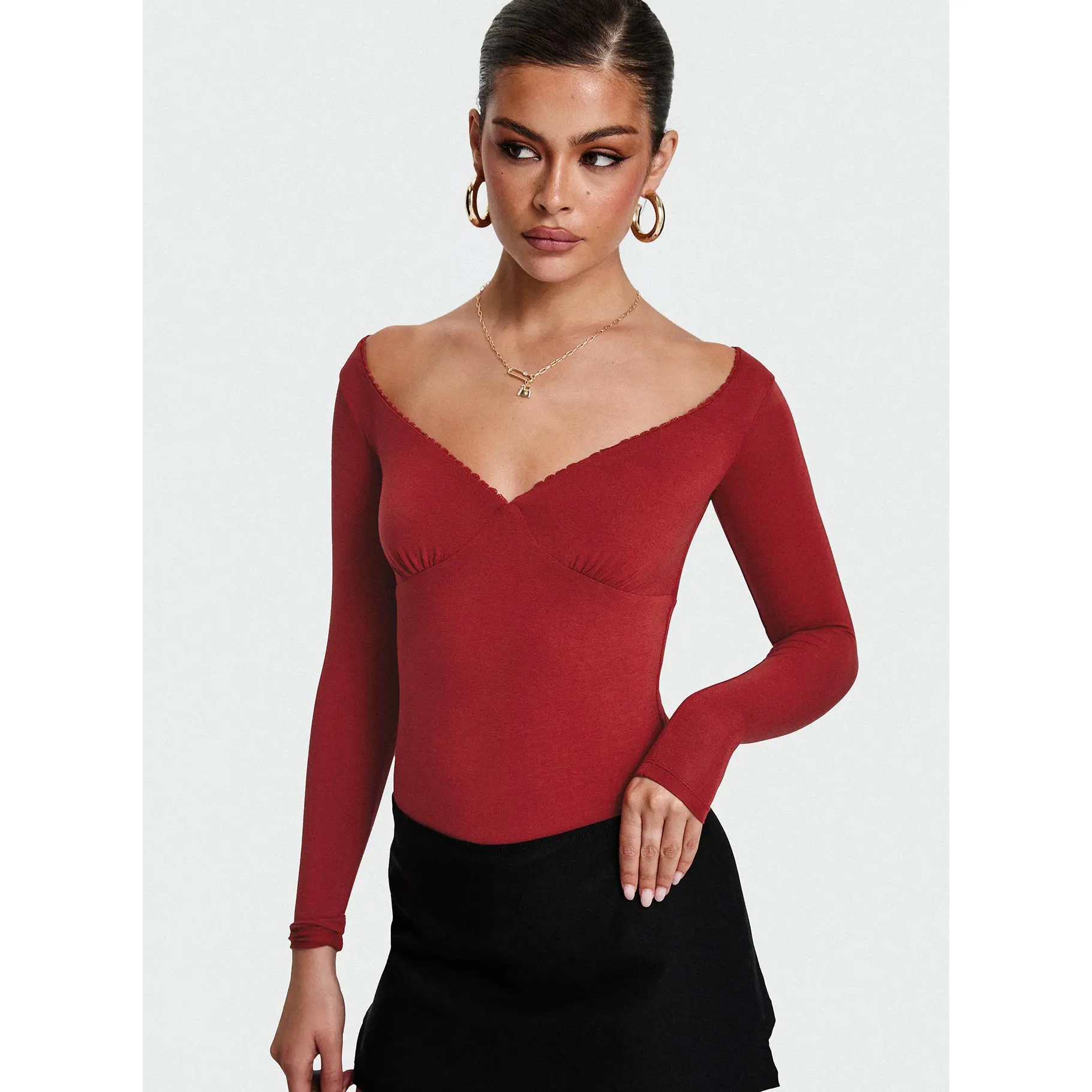 Loveydove Bodysuit Burgundy