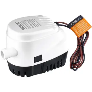 VEVOR Industrial 1600 GPH Livewell Pump for Boat, White ABS Material, Boat Livewell Pump, 12V DC, 1600 GPH Flow RateVEVOR Super Brand Day