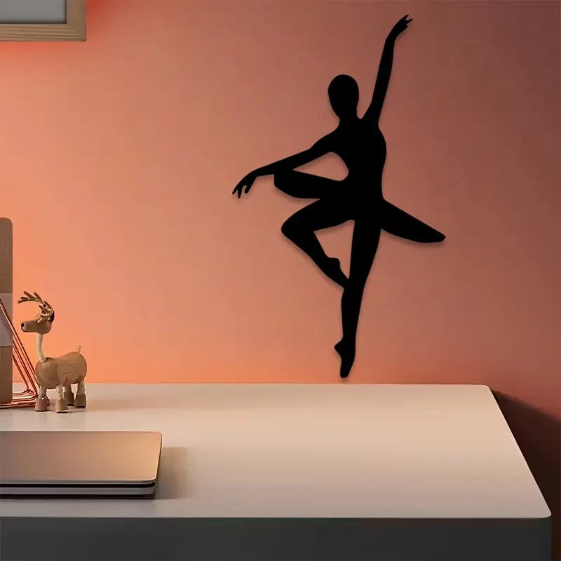 1pc Modern Minimalist Metal Wall Art, Modern Minimalist Metal Statue Mural, Perfect for Living Room, Office, Indoor Decor, Graduation Decor, Ideal Gift for Interior Deers autumn home decor