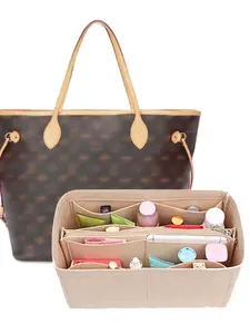 Felt Purse Organizer Insert Felt Bags Handbag Tote Shaper Bag Accessories Travel Organizer Bag For Neverful MM