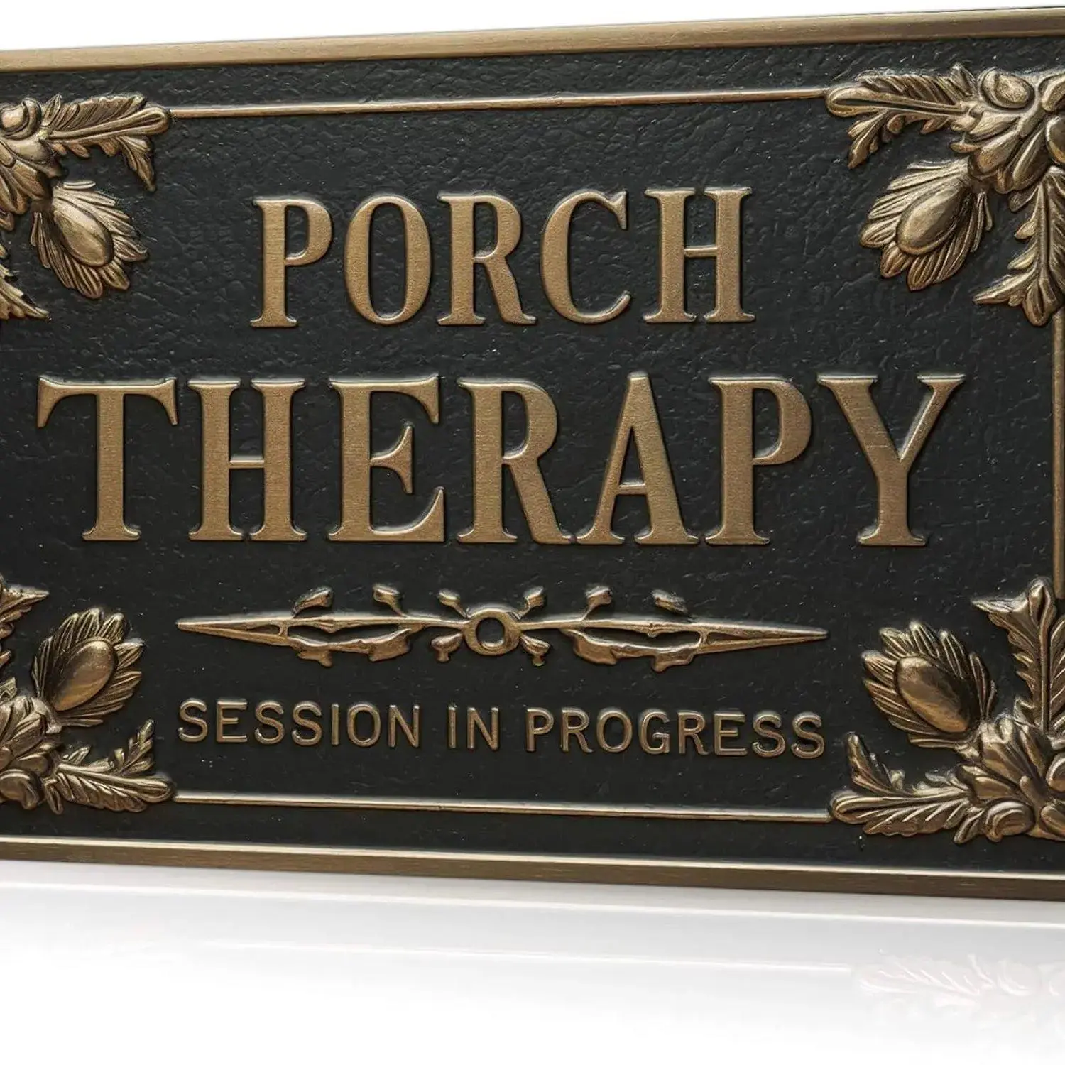 Porch Therapy Tin Sign Porch Therapy Session In Progress Wall Decor For Front Back Porch Patio Decoration Deck Bar Garden Backyard Decor 8 X 12 In