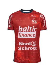 25-26 SG Flensburg-Handewitt home jersey handball match jersey Autumn Sports Dry Quickly Men's T-Shirt Children's Clothing