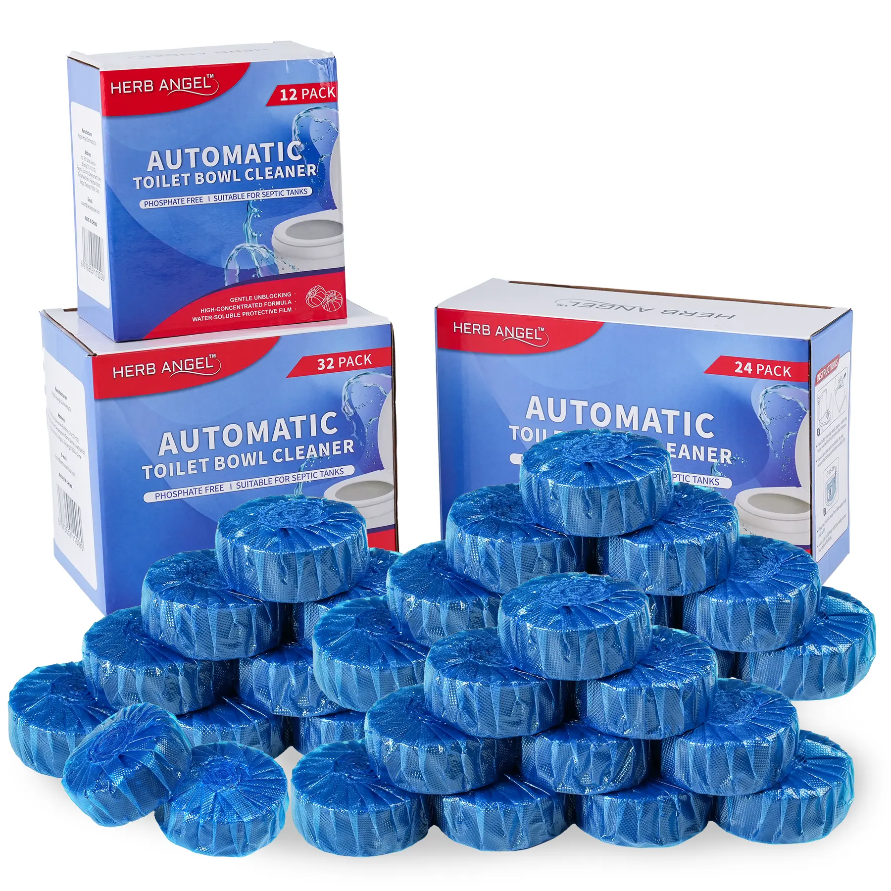 RV Herb Angel Automatic Toilet Bowl Cleaners Tablets - 8-32PACK Home Essentials RV Herb Angel Automatic Toilet Bowl Cleaners Tablets - 8-32PACK Home Essentials