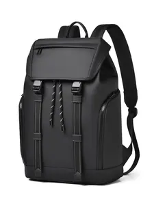High-Quality Functional Flip-Top Backpack, Waterproof Large Capacity Business Commuter Bag, Fits 15.6 Inch Laptop, Ideal for Men & Students