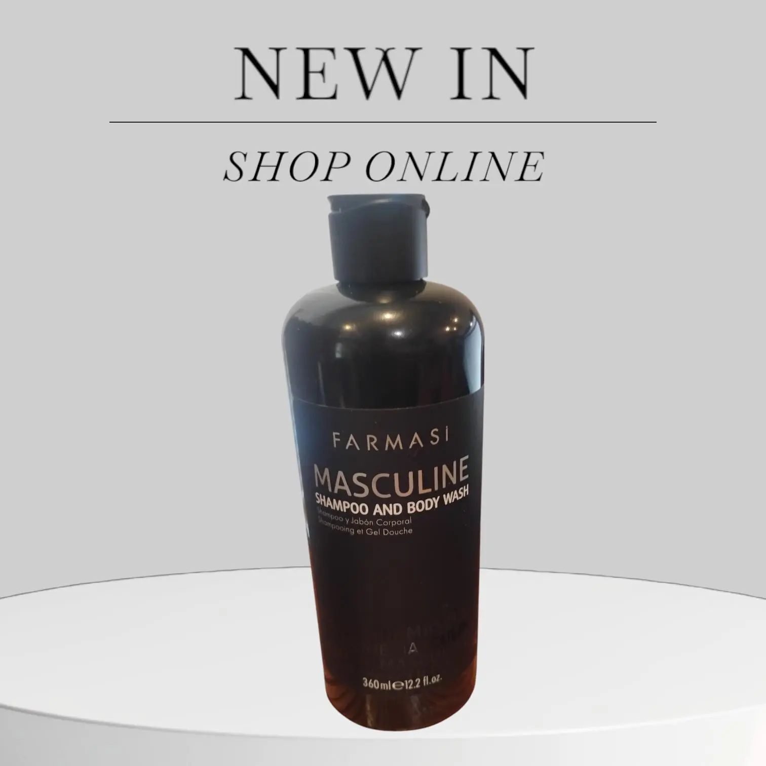 Masculine Shampoo and Bodywash for men