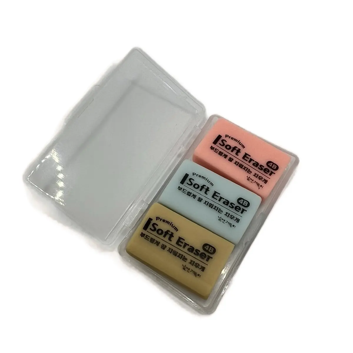 Soft Eraser 3 Pack for School - Reliable and Long-lasting