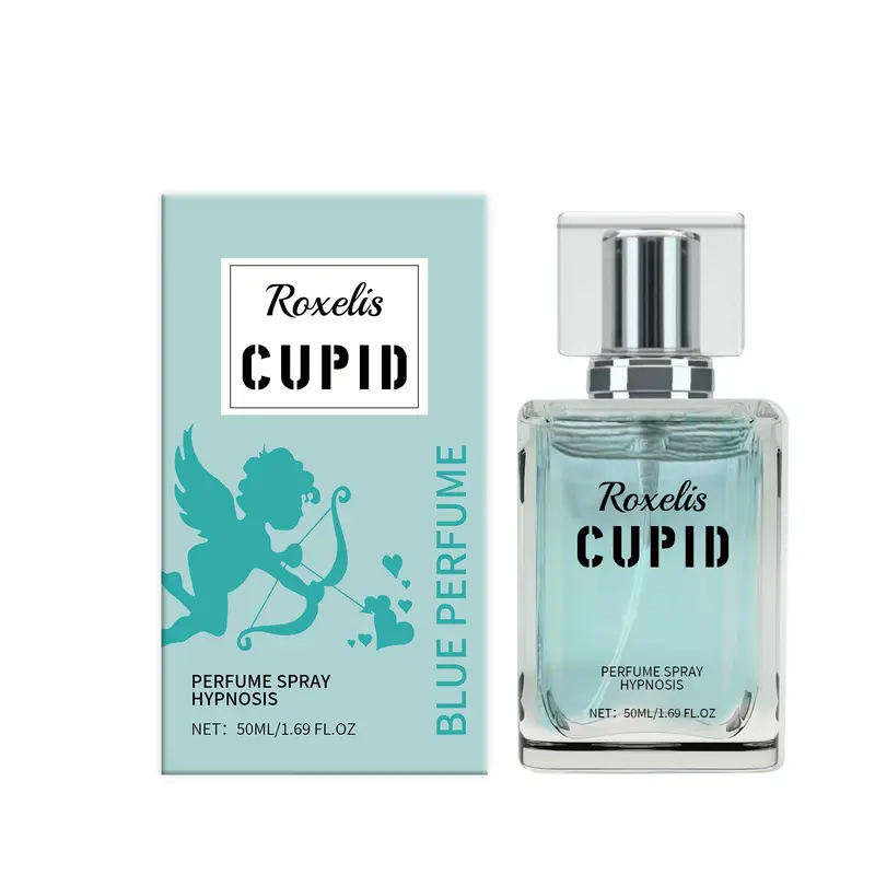 Roxelis Cupid's Blue Elixir Cologne – Spiced Citrus & Amber Euphoria 50ml pheromone-infused cologne