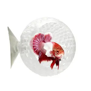 Natural Betta Bulb Hide – Aquarium Suction Cup Cave for Bettas, Shrimp & Small Fish
