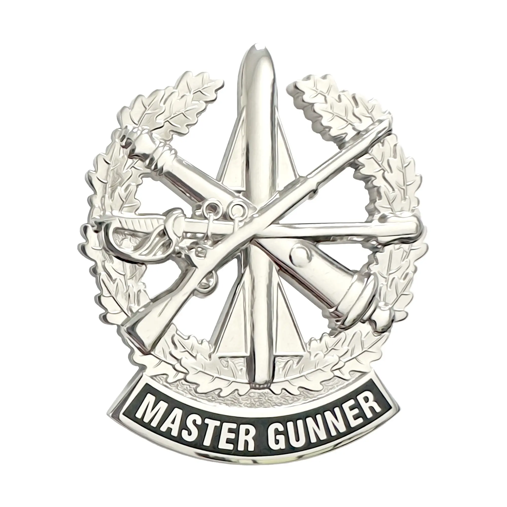 Master Gunner Sta-Brite Full Size Pin-on Badge