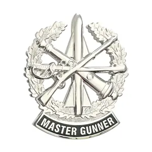 Master Gunner Sta-Brite Full Size Pin-on Badge