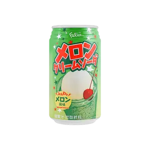 FELICE Japanese Melon Cream Soda - 350ml Sparkling Carbonated Drink, Refreshing Japanese Soda FELICE Japanese Melon Cream Soda - 350ml Sparkling Carbonated Drink, Refreshing Japanese Soda
