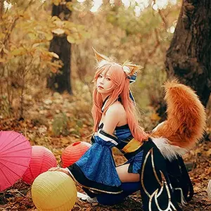 Fox Costume Fox Ears Therian Tail Set Cat Wolf Ears Fluffy Furry Tail Over 1 Years OldGift.